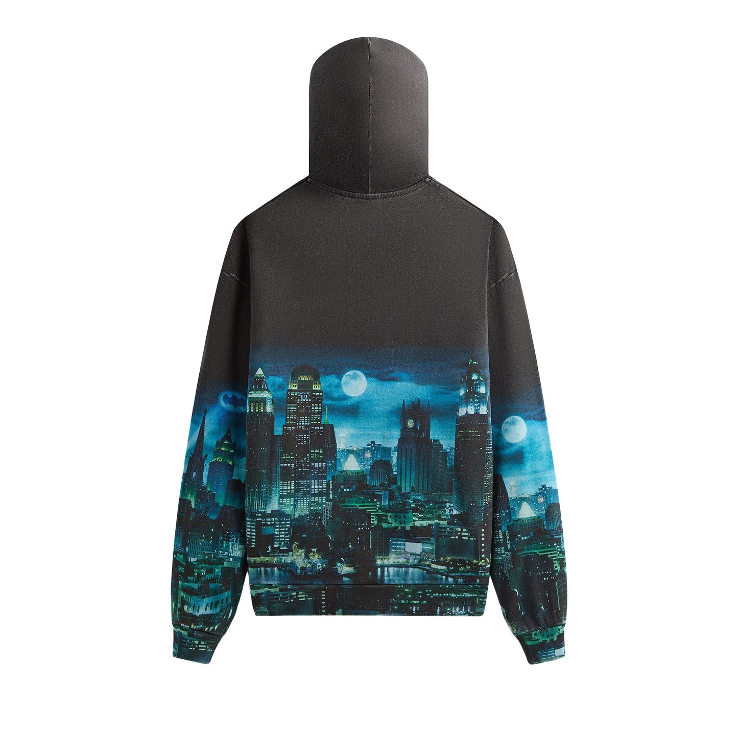 Kith x Batman Gotham Vintage Nelson Hoodie Black