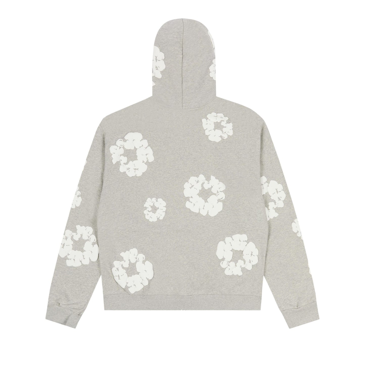Denim Tears Cotton Wreath Zip Hoodie Grey