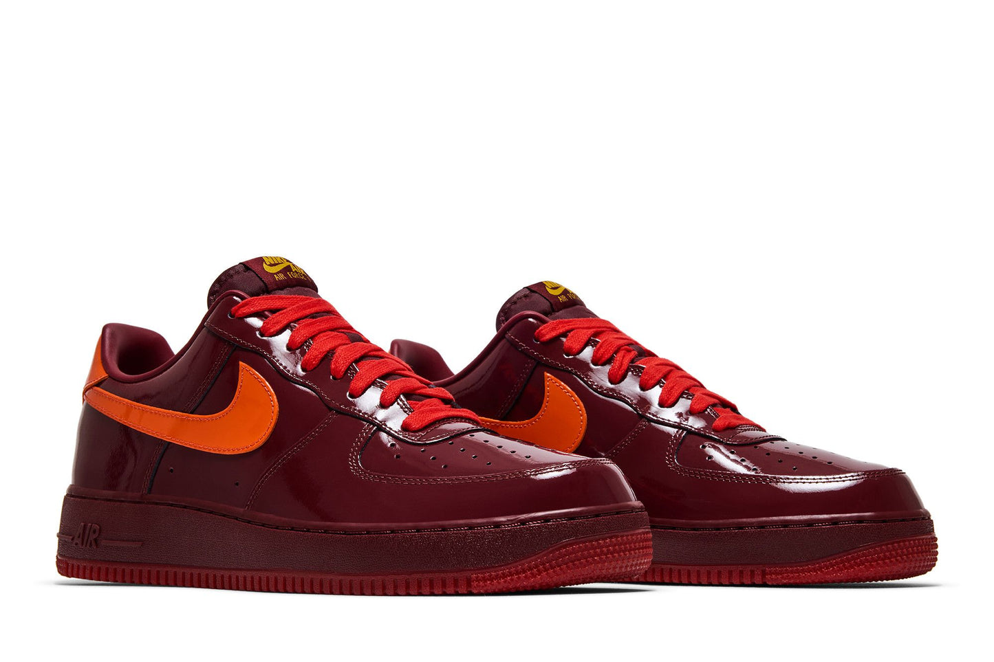 Nike Air Force 1 Low 'Patent Leather Dark Team Red'