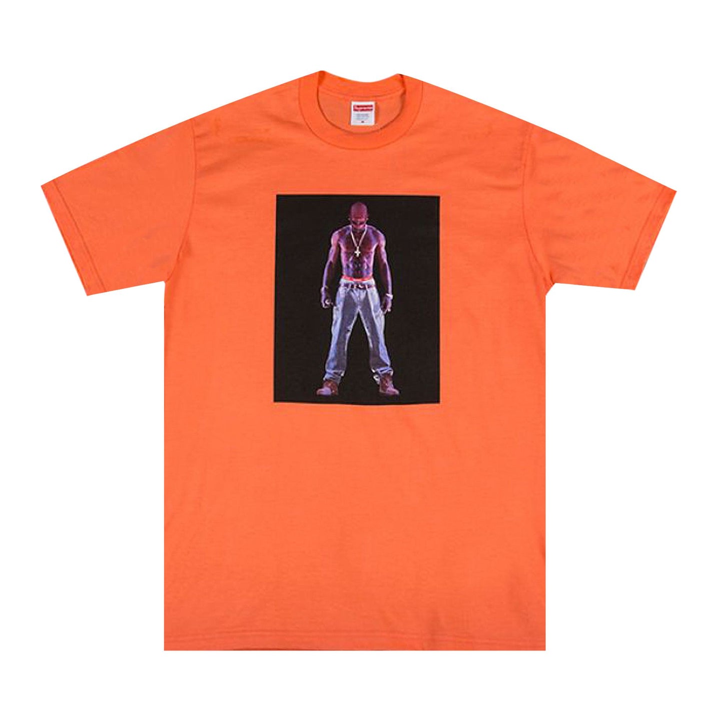 Supreme Tupac Hologram Tee 'Neon Orange'