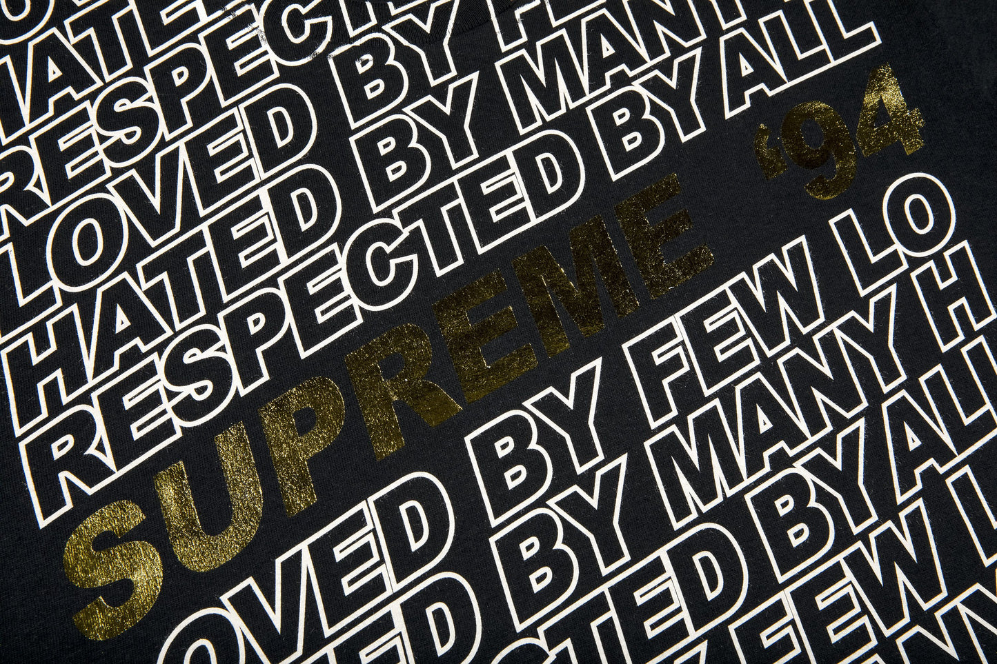 Supreme Respected Tee 'Black'