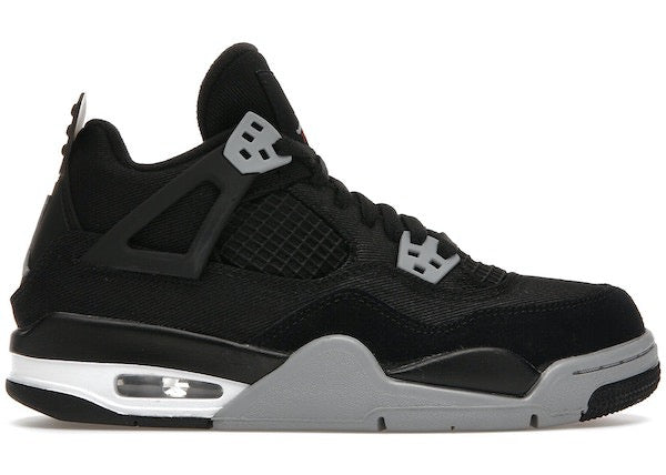 Jordan 4 Retro Black Canvas GS