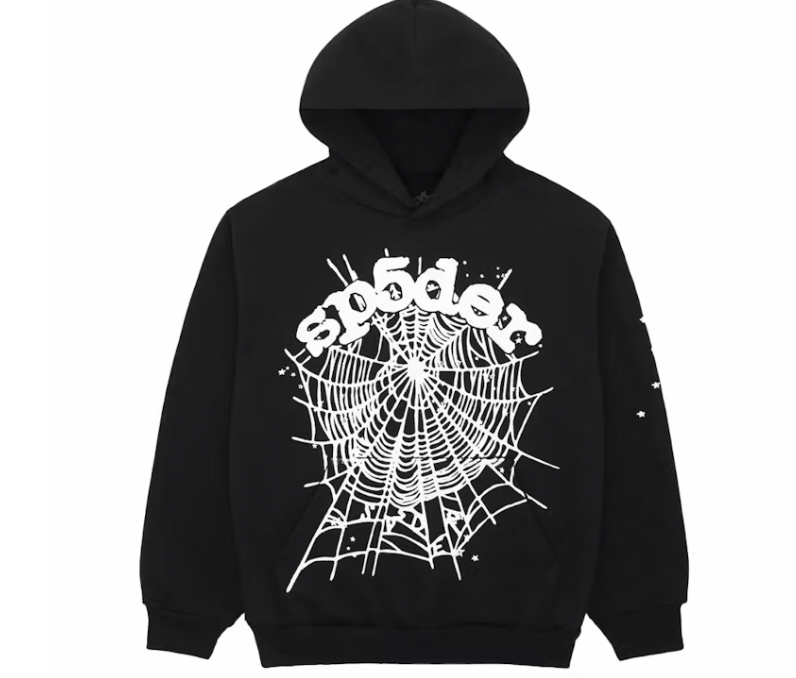 Sp5der OG Web Hoodie Black POS