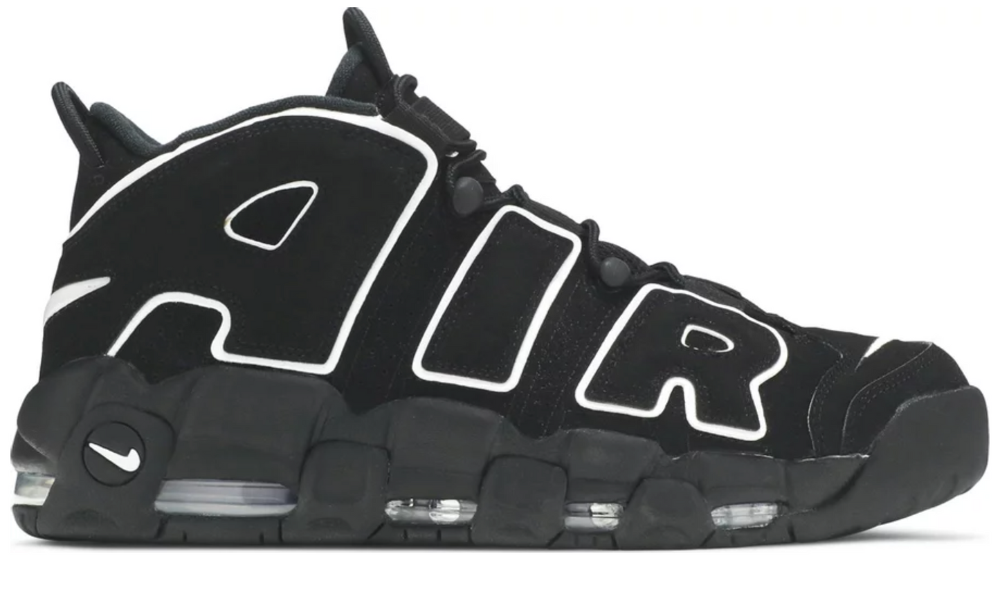 Air More Uptempo 'Black White' 2020 POS
