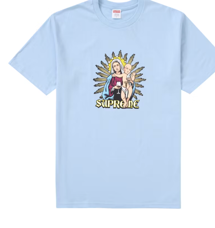 Supreme Blood Tee Powder Blue POS