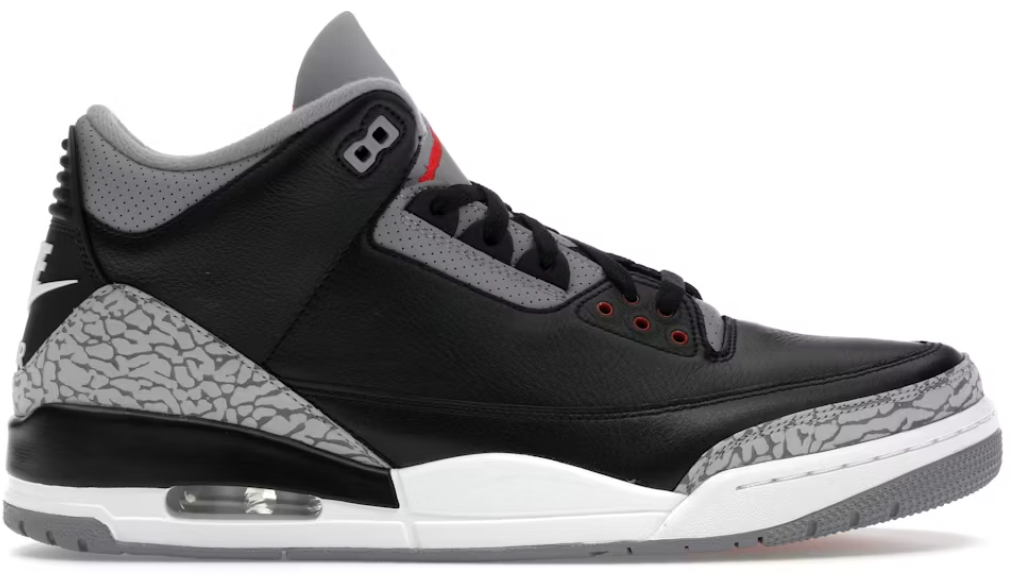 Jordan 3 Retro Black Cement '24 (11 - 13)