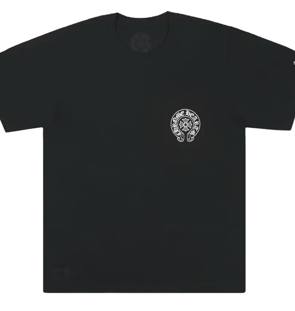 Chrome Hearts Horseshoe Logo Pocket T-Shirt 'Black' POS