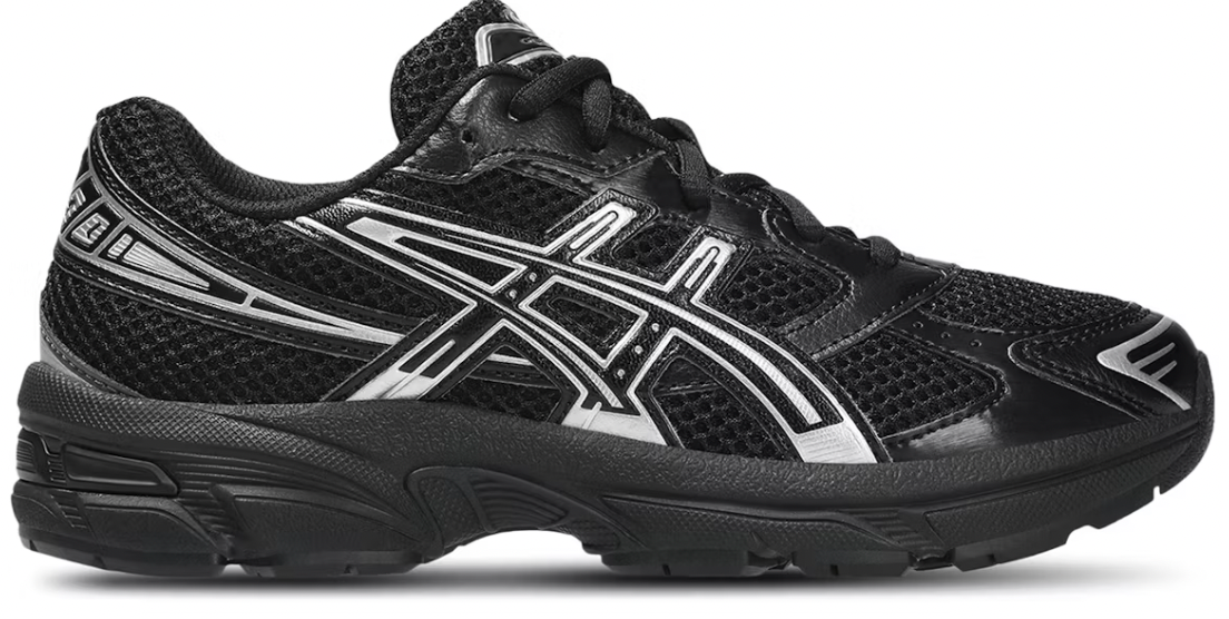 ASICS Gel-1130 Black Pure Silver (GS) (4.5-7)