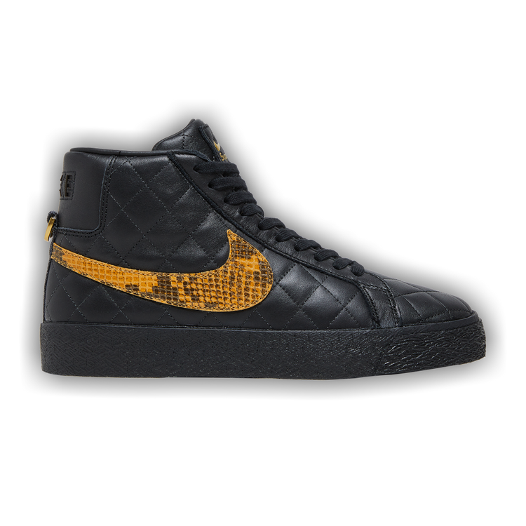 Supreme x Nike Zoom Blazer Mid QS SB 'Black Snakeskin'