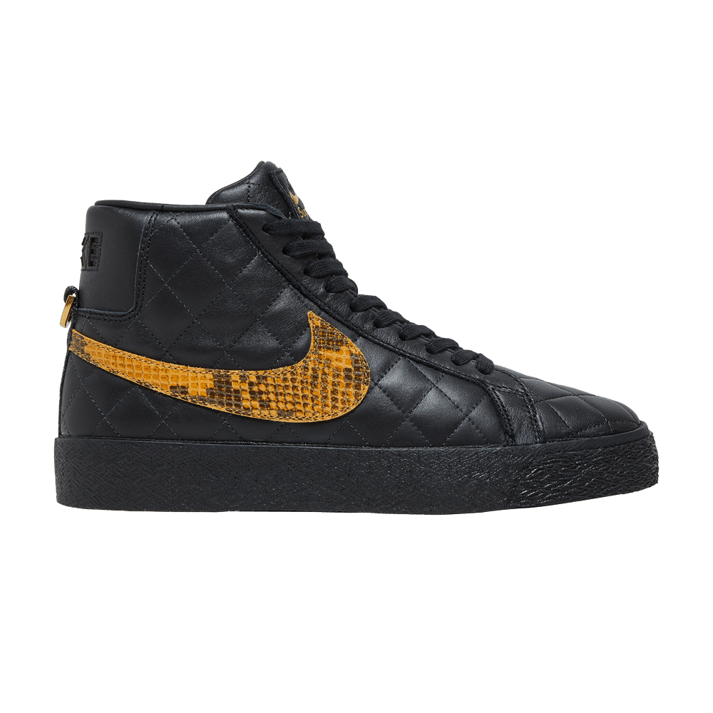 Supreme x Nike Zoom Blazer Mid QS SB 'Black Snakeskin'