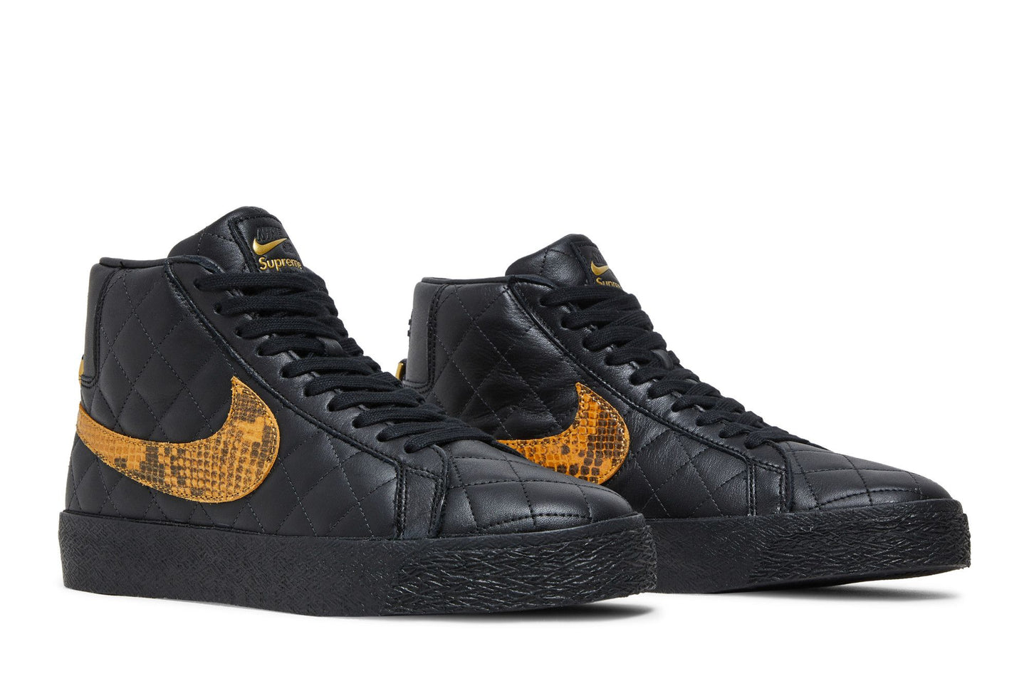 Supreme x Nike Zoom Blazer Mid QS SB 'Black Snakeskin'
