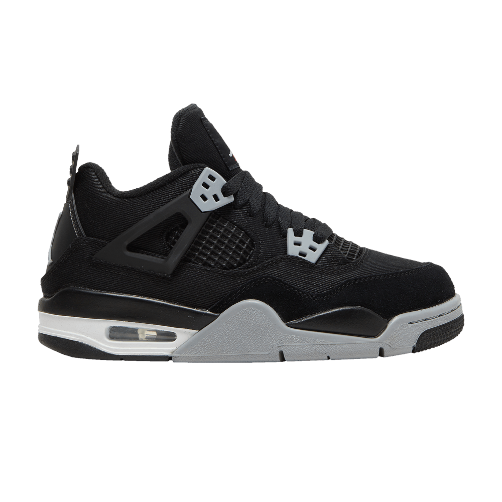 Air Jordan 4 Retro SE GS 'Black Canvas'