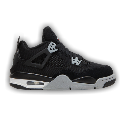 Air Jordan 4 Retro SE GS 'Black Canvas' - Used