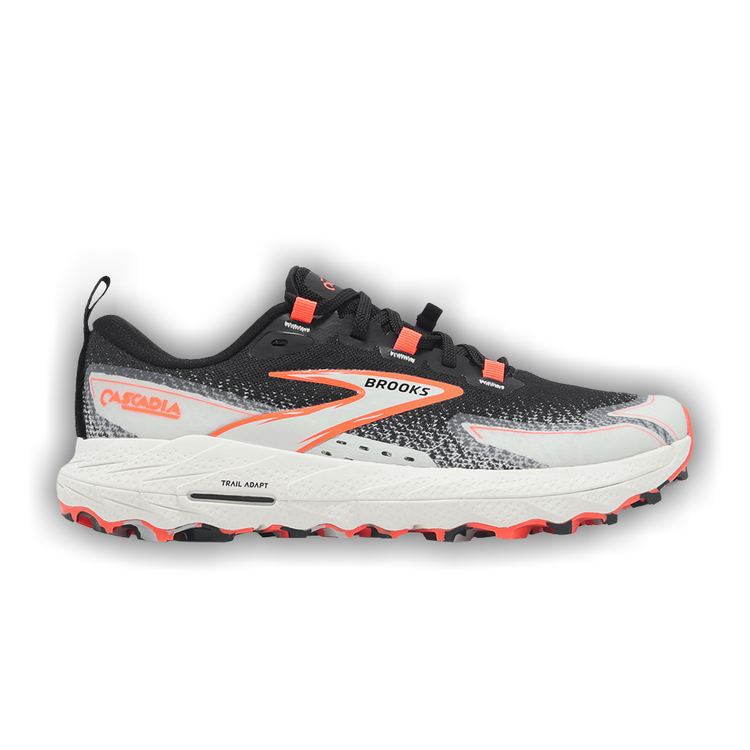 Brooks Cascadia 18 Black Blue Wash Flame (Women's)
