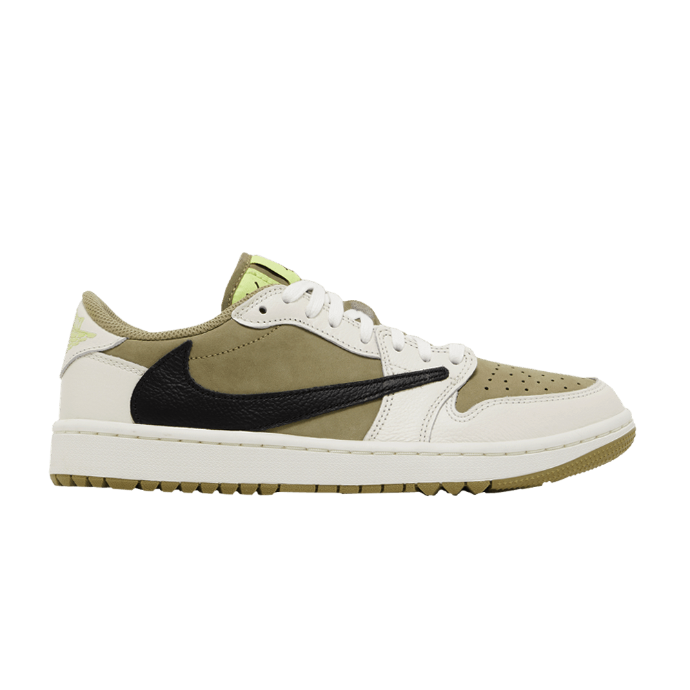 Travis Scott x Air Jordan 1 Low Golf 'Neutral Olive'