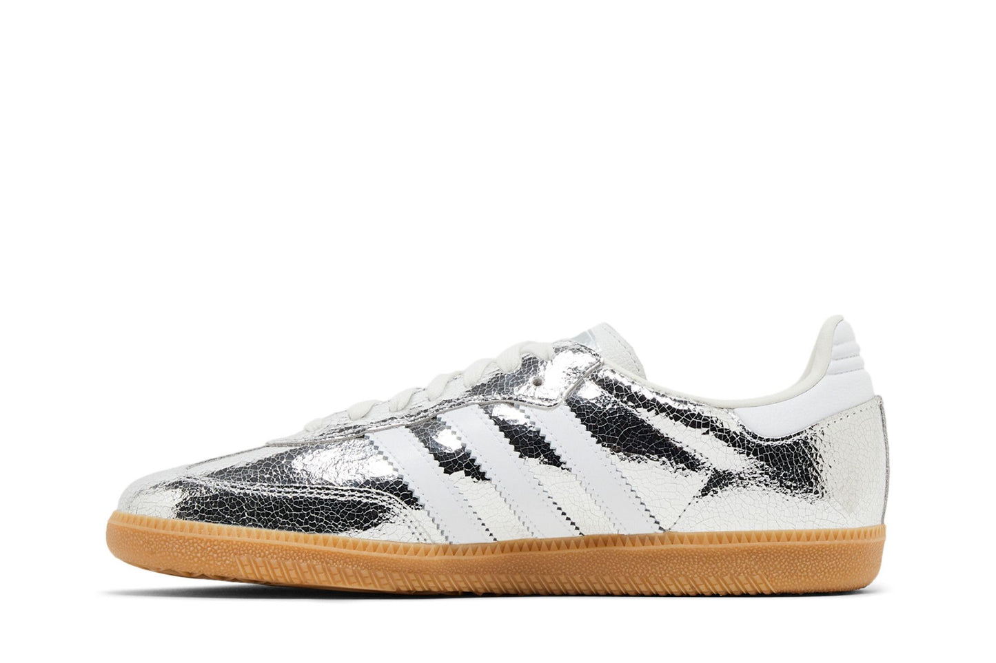 adidas Wmns Samba OG 'Cracked Metallic Pack - Silver'