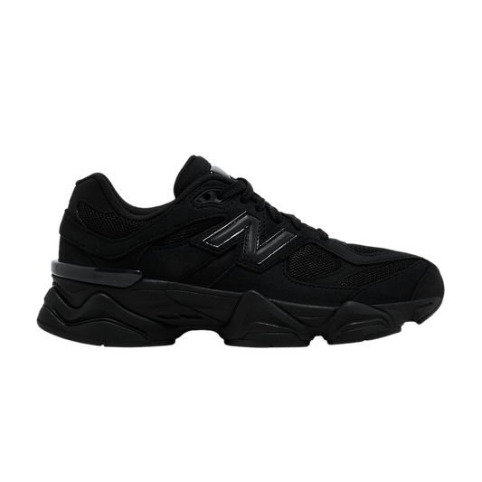 New Balance 9060 Big Kid 'Triple Black Suede'