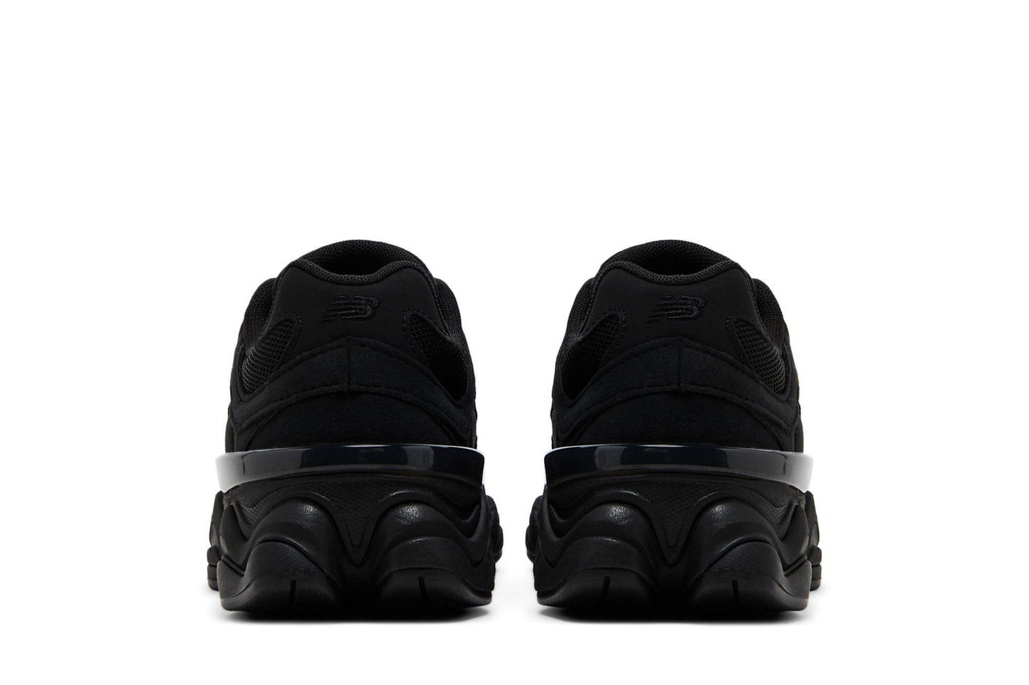 New Balance 9060 Big Kid 'Triple Black Suede'