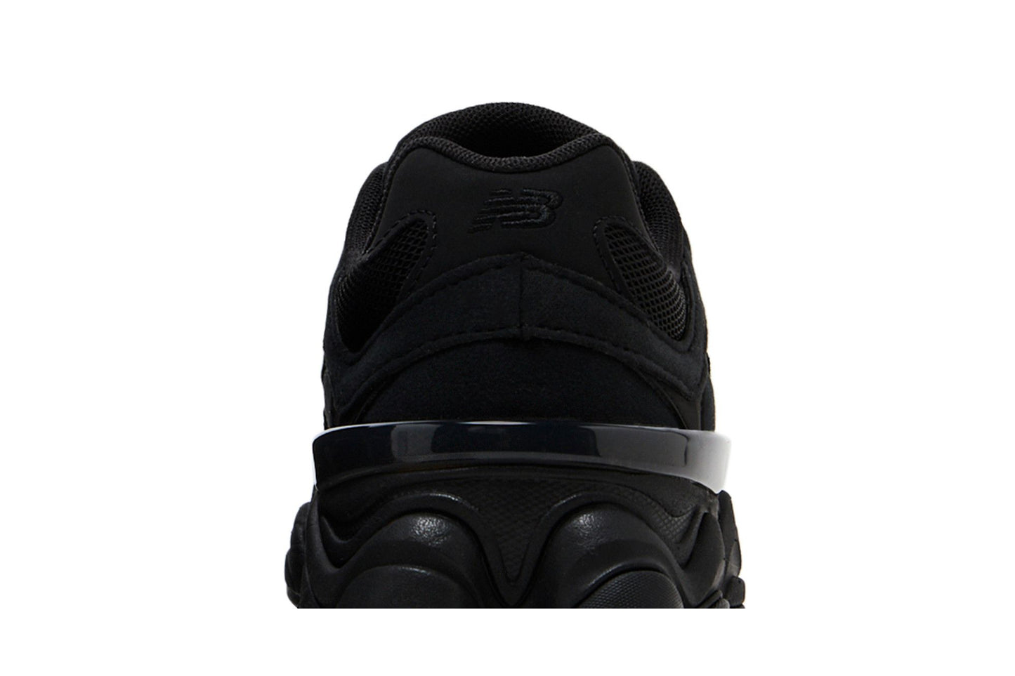 New Balance 9060 Big Kid 'Triple Black Suede'