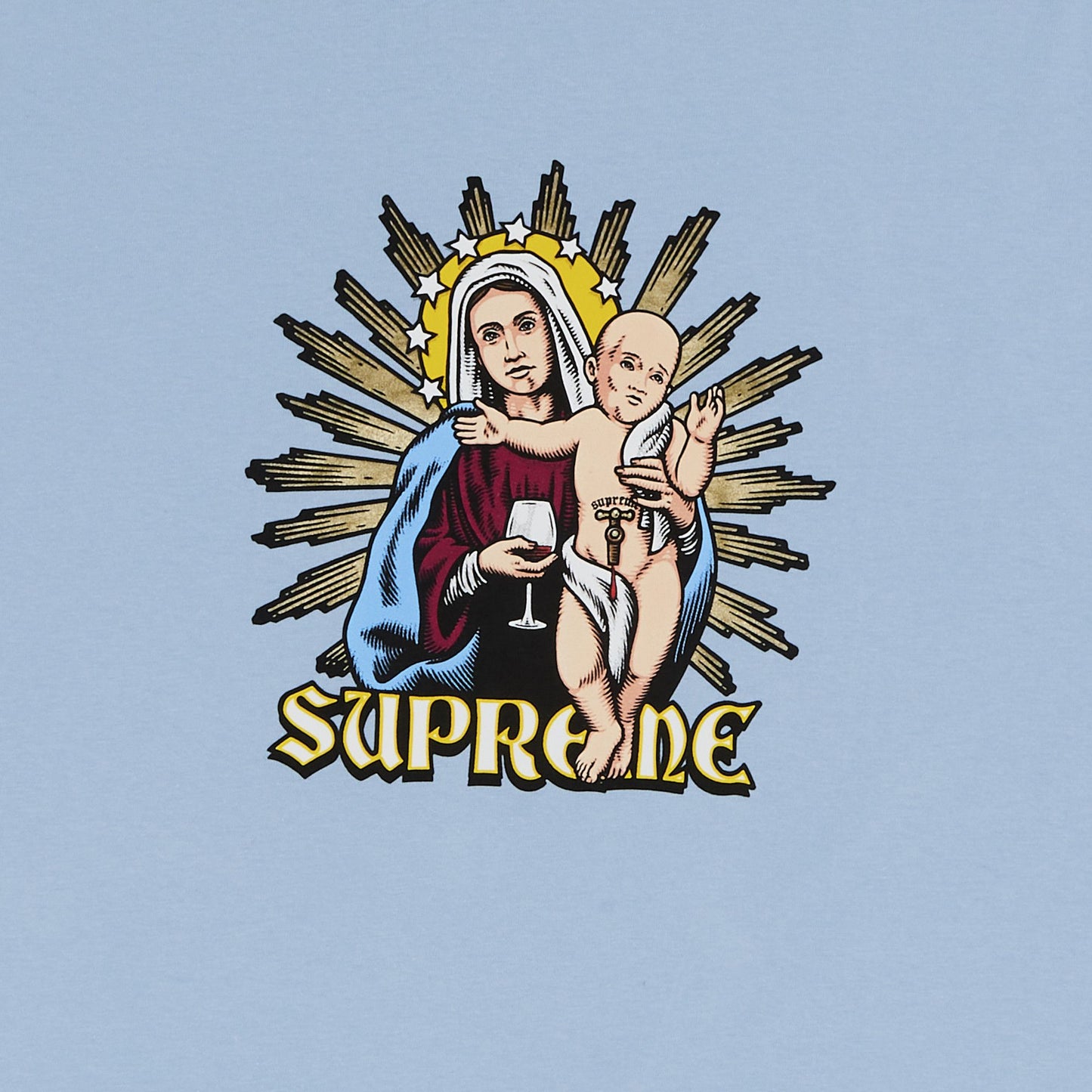 Supreme Blood Tee 'Powder Blue'