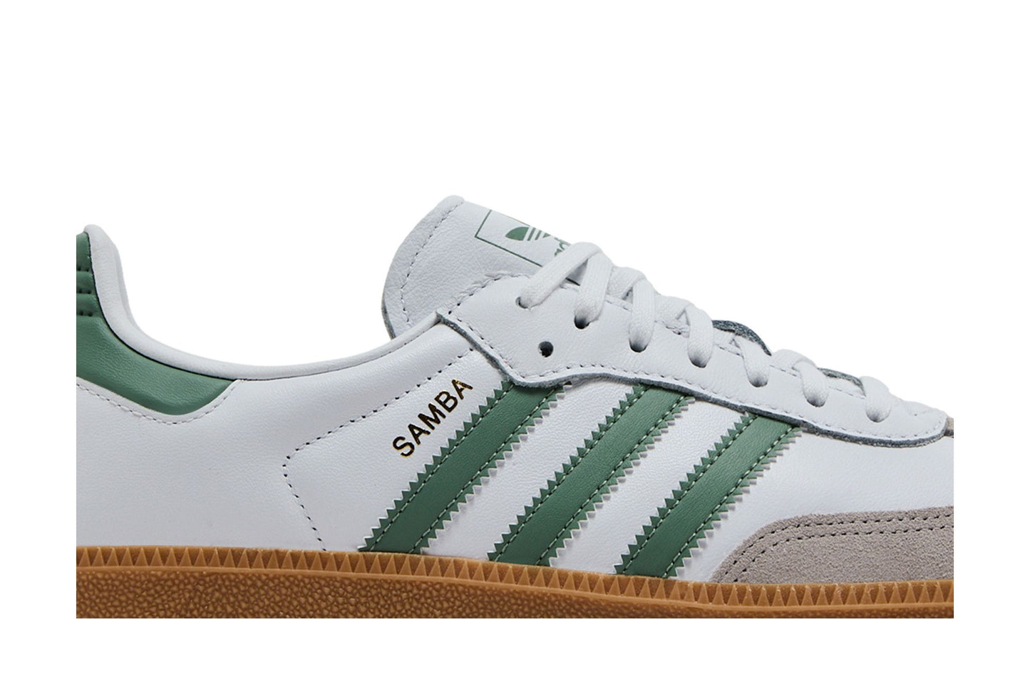 adidas Samba OG J 'White Silver Green'
