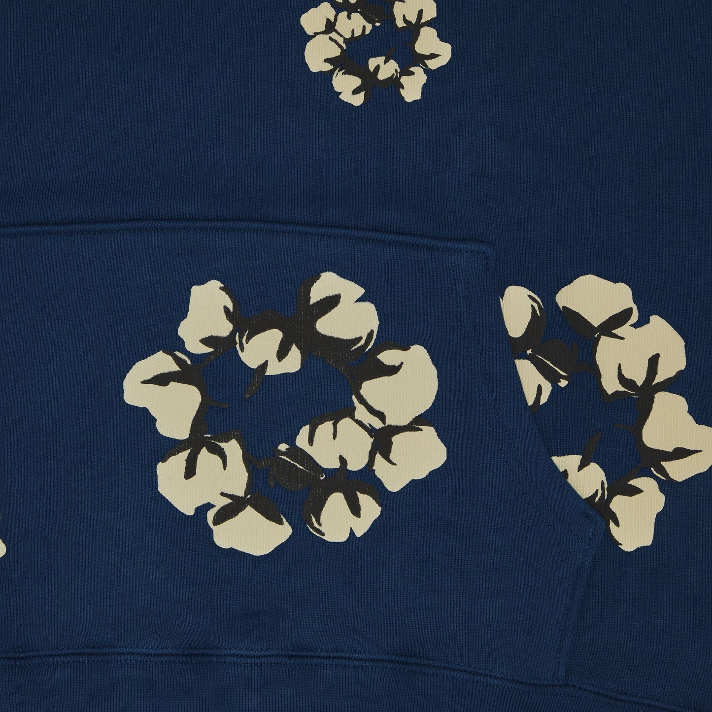 Denim Tears x CPFM Cactus Tears Wreath Hoodie Navy