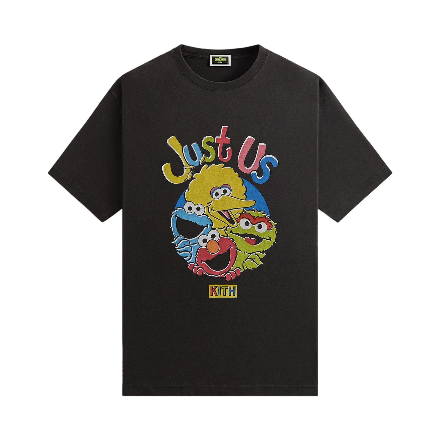 Kith x Sesame Street Just Us Vintage Tee 'Black'