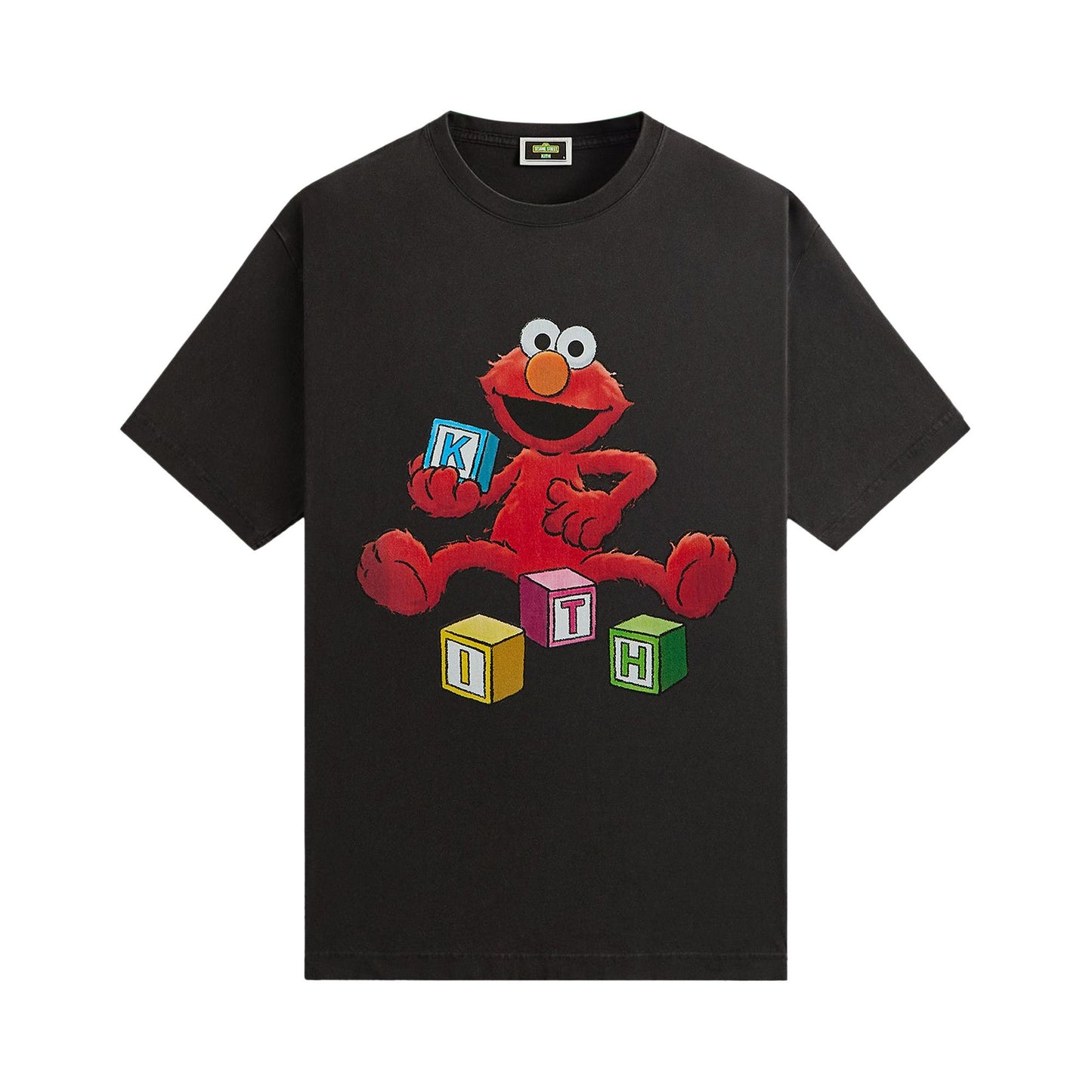Kith x Sesame Street Alphabet Vintage Tee 'Black'