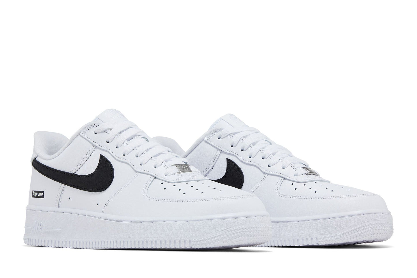 Supreme x Nike Air Force 1 Low 'Box Logo - White Black'