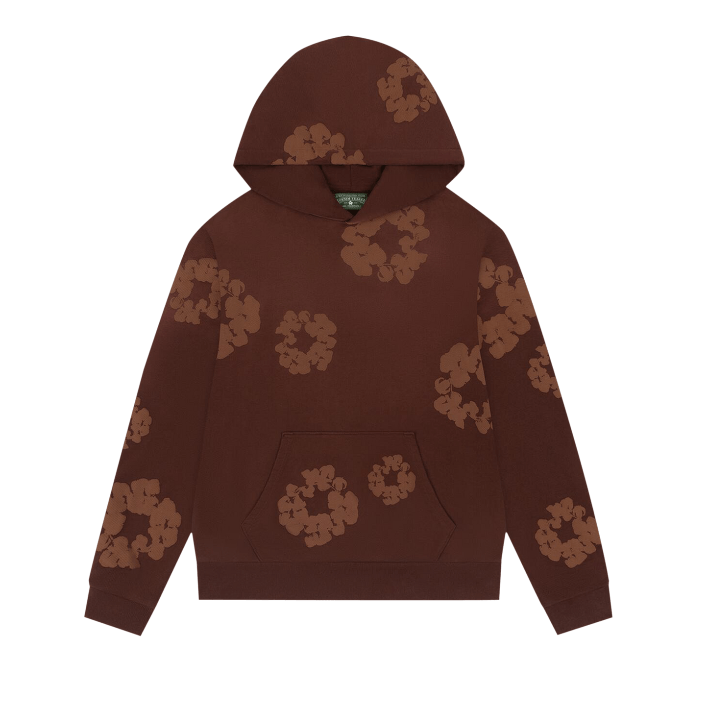 Denim Tears Mono Cotton Wreath Hoodie Brown