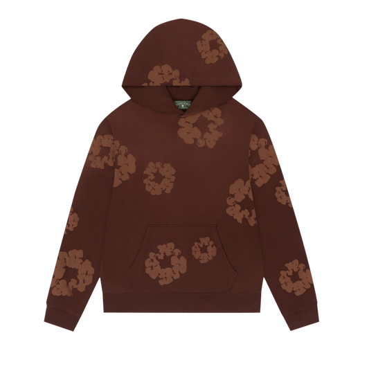 Denim Tears Mono Cotton Wreath Hoodie Brown