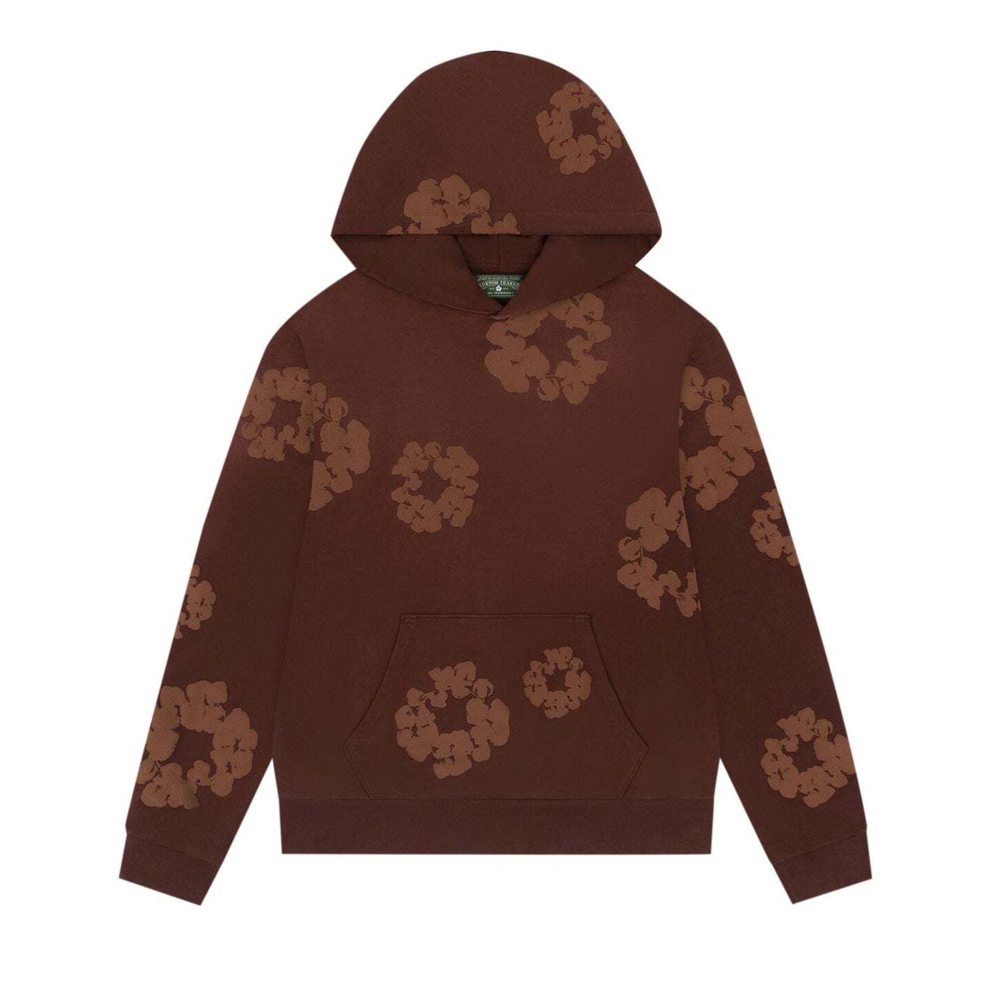 Denim Tears Mono Cotton Wreath Hoodie Brown