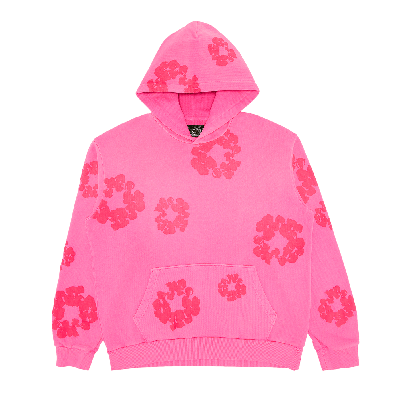 Denim Tears Mono Cotton Wreath Hoodie Pink