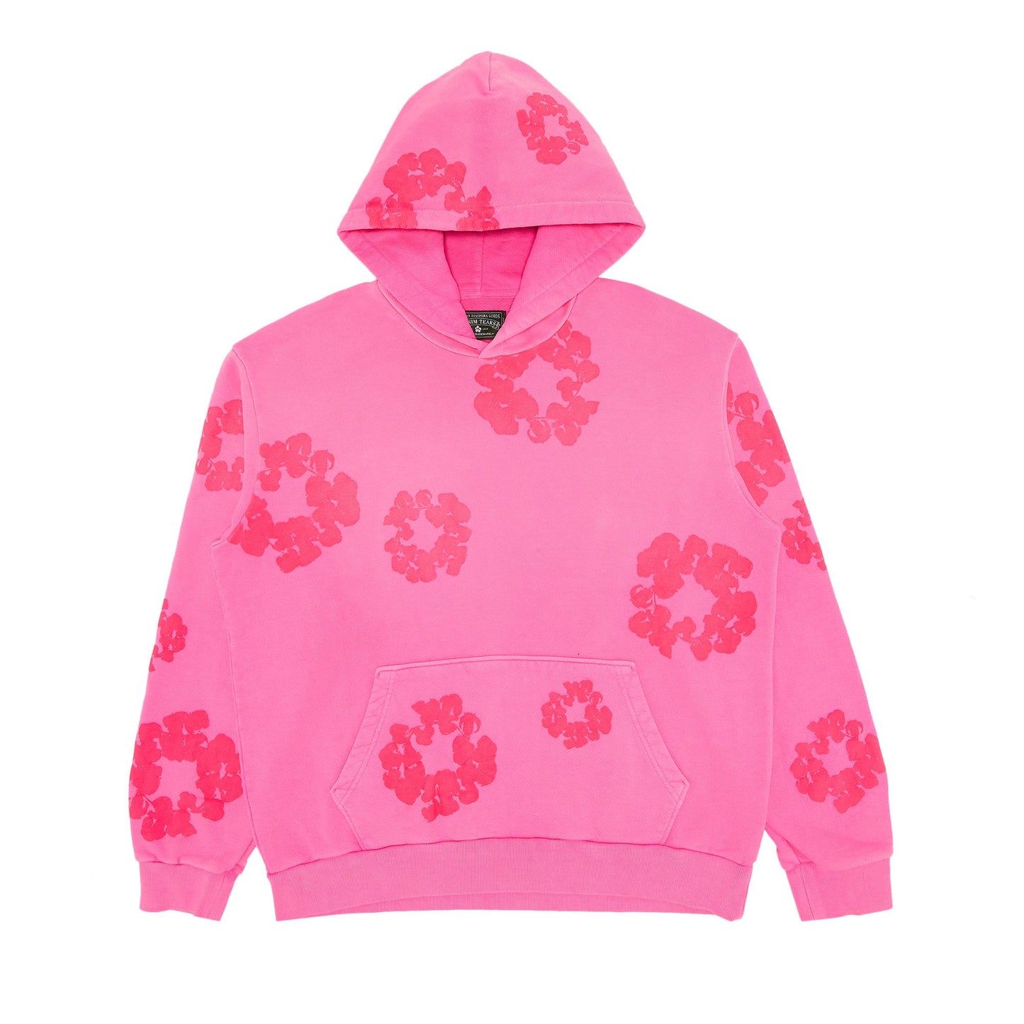 Denim Tears Mono Cotton Wreath Hoodie Pink