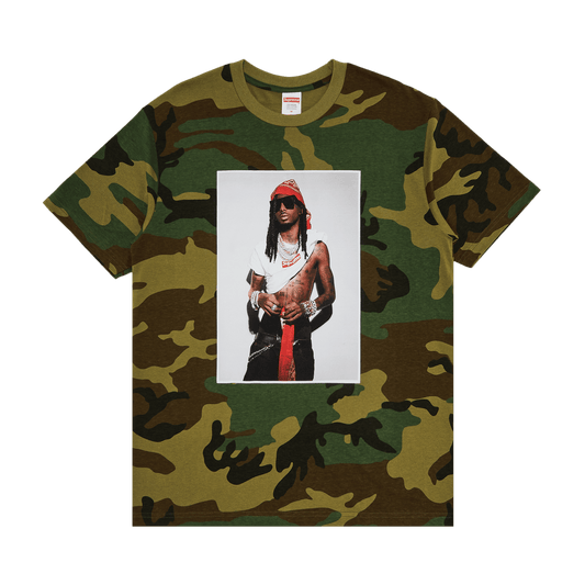 Supreme Playboi Carti Tee 'Woodland Camo'