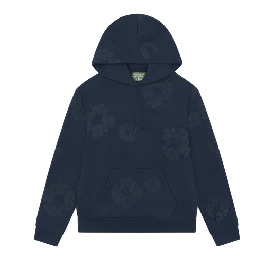 Denim Tears Mono Cotton Wreath Hoodie Navy