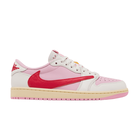 Jordan 1 Retro Low OG SP Travis Scott Sail Tropical Pink