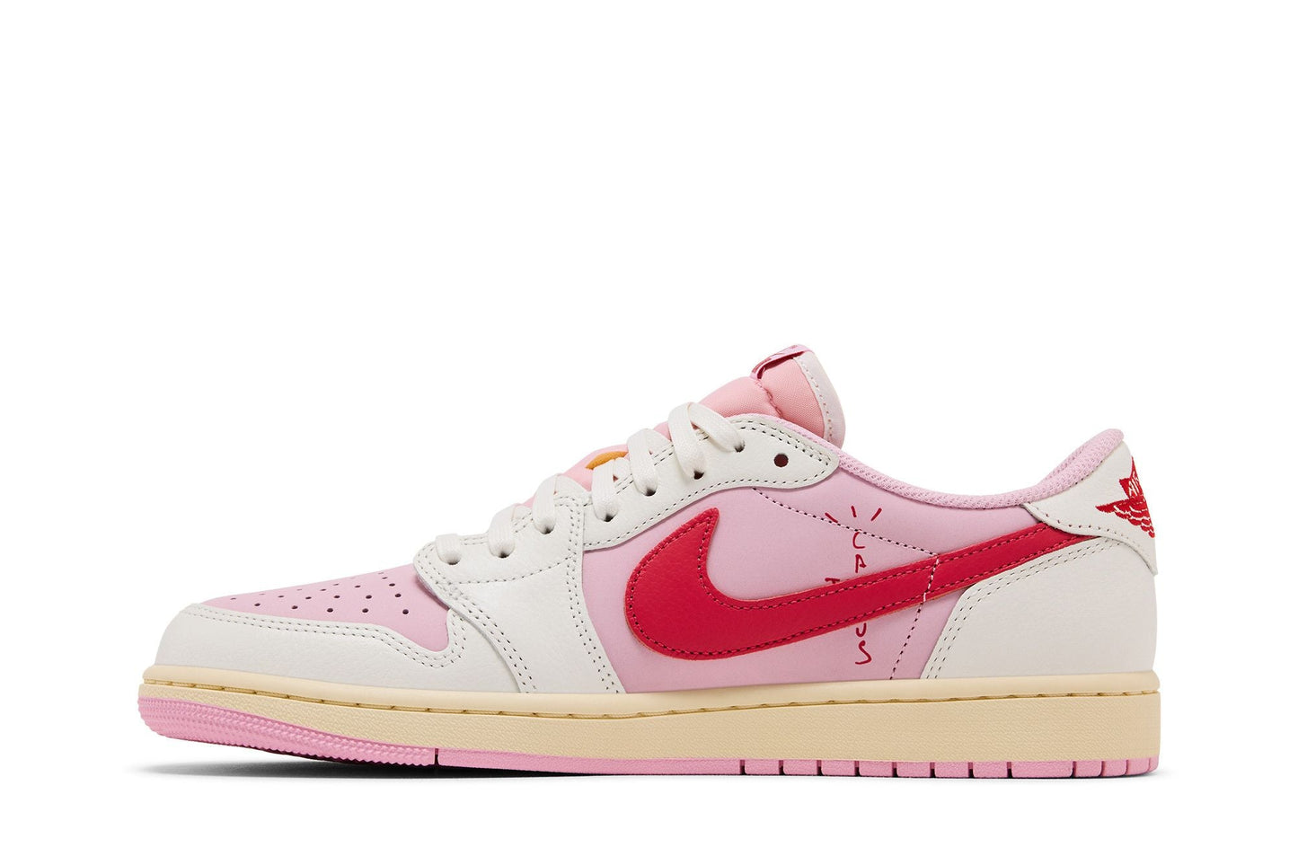 Jordan 1 Retro Low OG SP Travis Scott Sail Tropical Pink