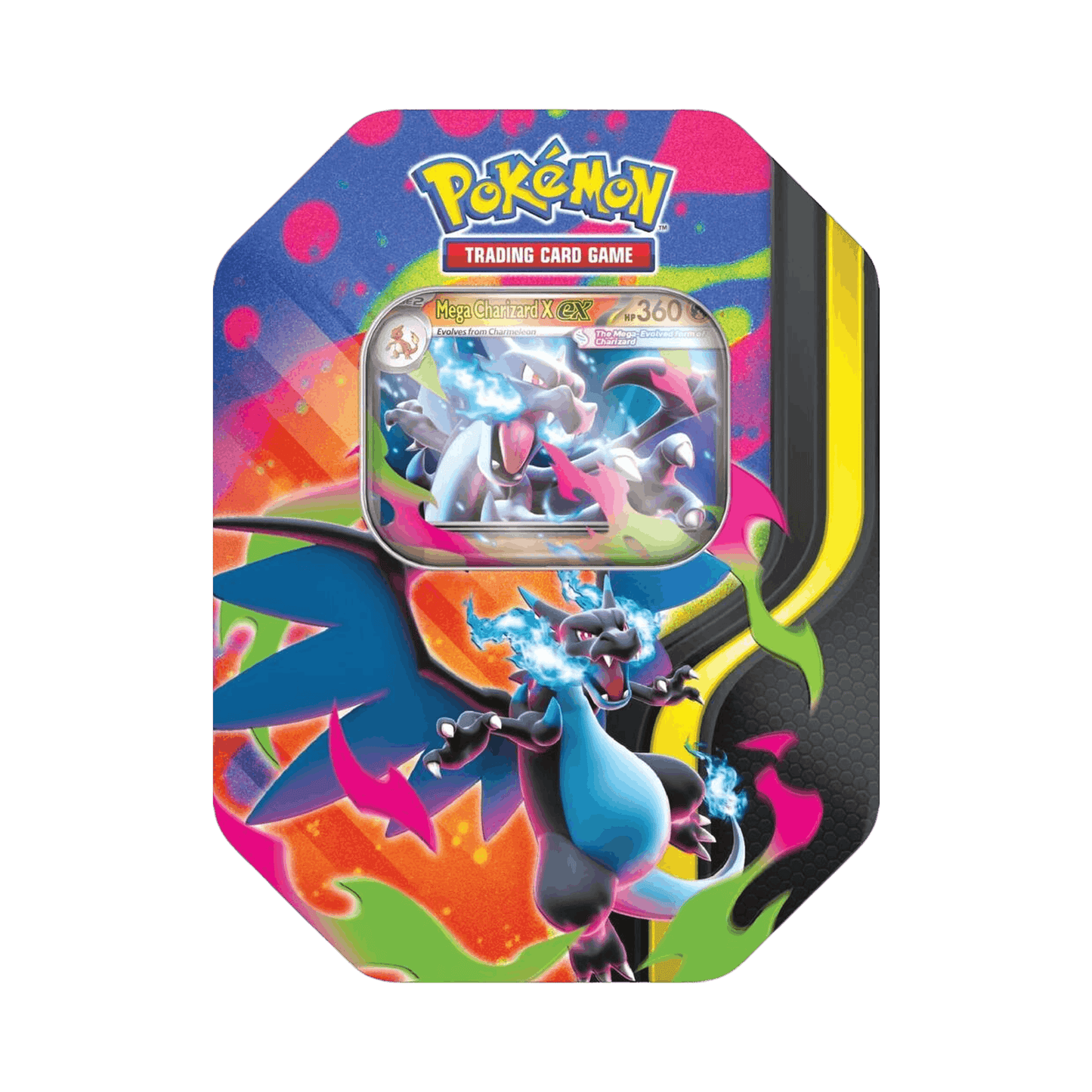 Pokémon Mega Charizard Tin (Mega Charizard X ex)