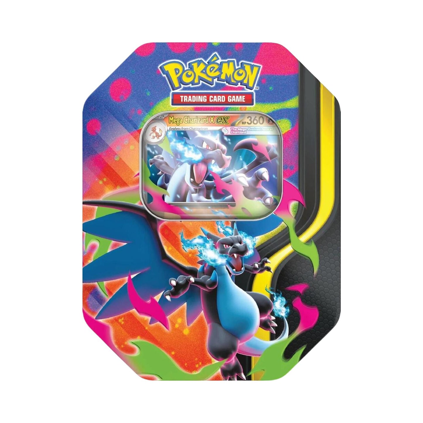 Pokémon Mega Charizard Tin (Mega Charizard X ex)