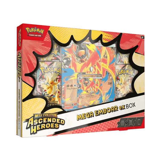 Pokémon Mega Evolution: Ascended Heroes ex Box (Mega Emboar ex)