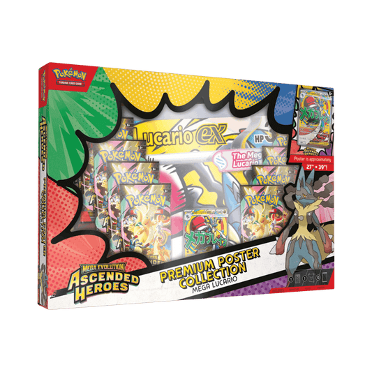 Pokémon Mega Evolution: Ascended Heroes Premium Poster Collection: Mega Lucario