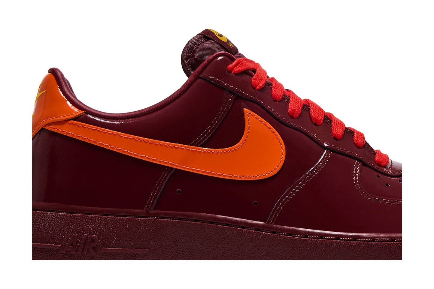 Nike Air Force 1 Low 'Patent Leather Dark Team Red'