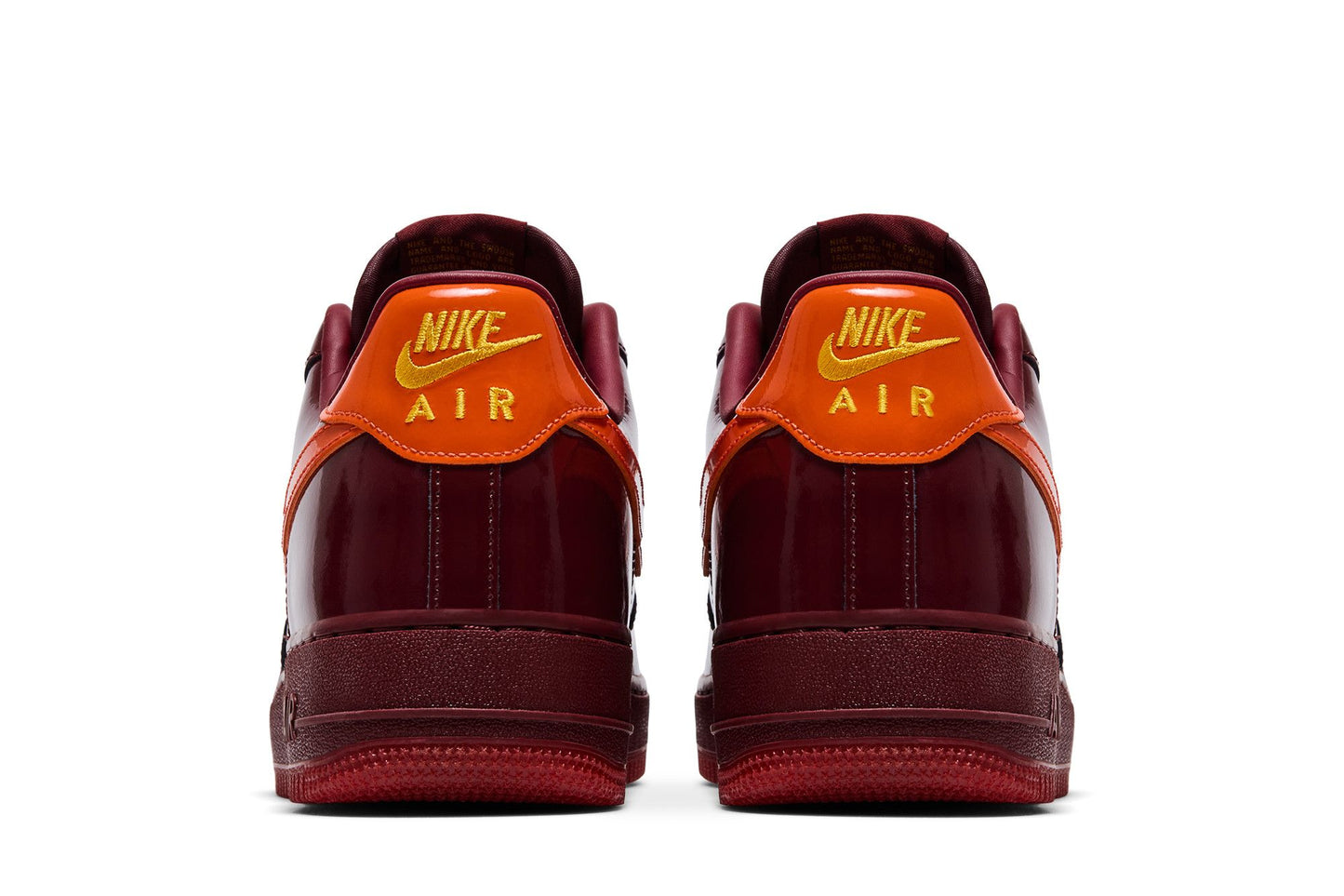 Nike Air Force 1 Low 'Patent Leather Dark Team Red'