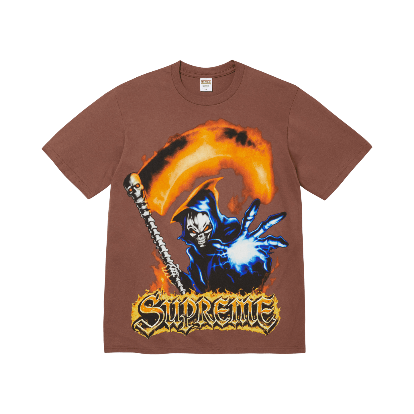Supreme Grim Reaper Tee 'Brown'
