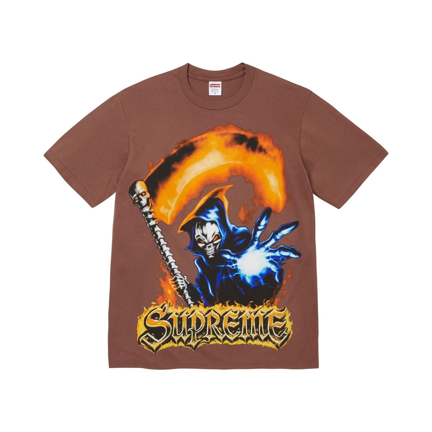 Supreme Grim Reaper Tee 'Brown'