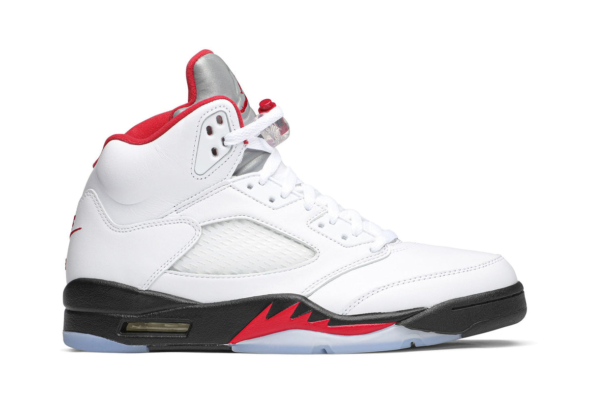 Jordan 5 Retro Fire Red Silver Tongue (2020)