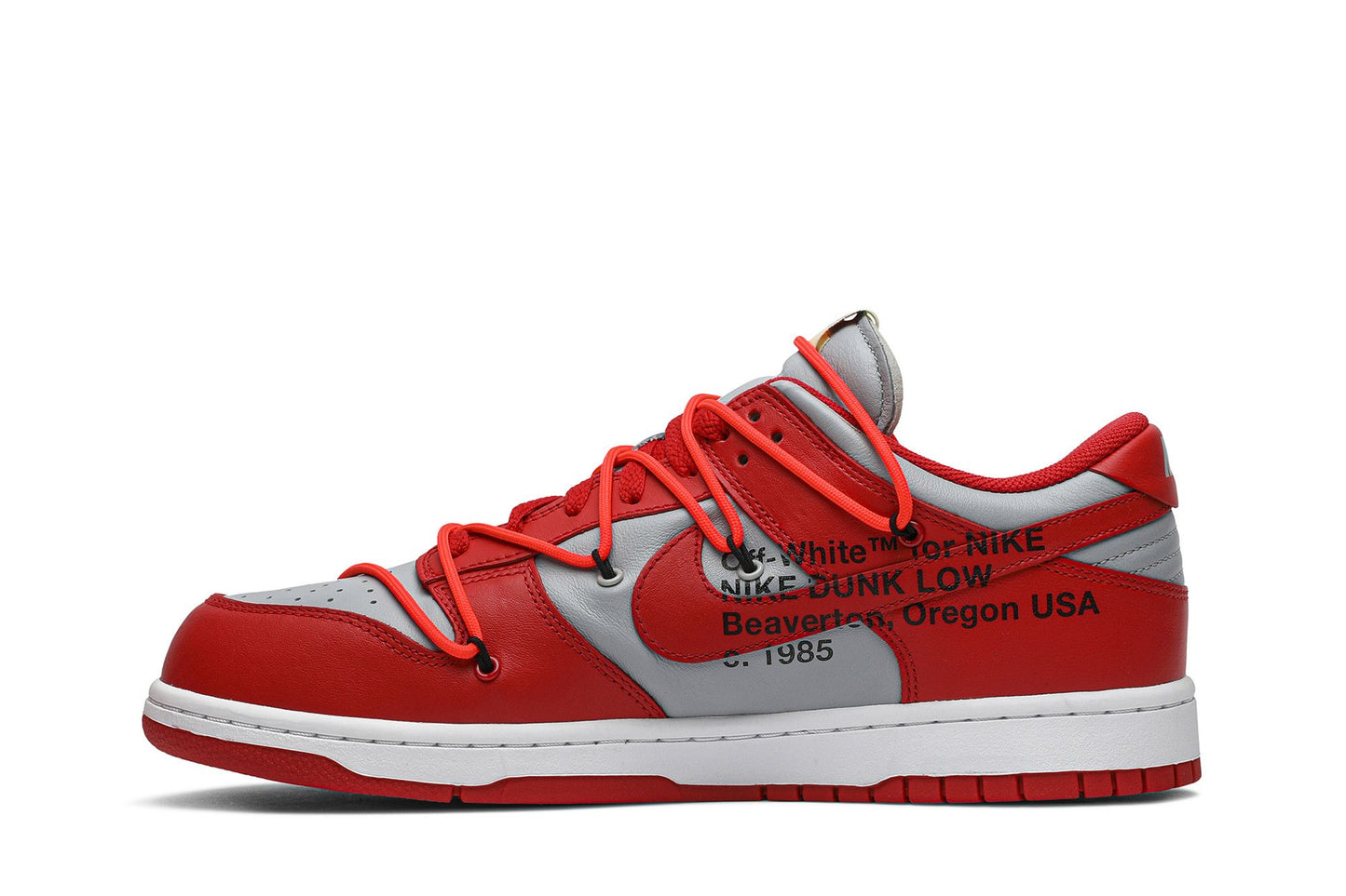 Off-White x Nike Dunk Low 'University Red'
