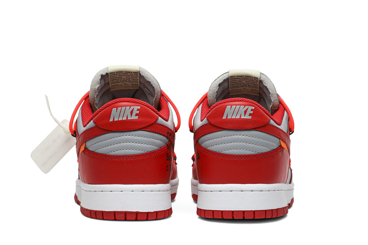 Off-White x Nike Dunk Low 'University Red'