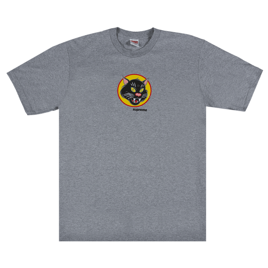 Supreme Black Cat Tee 'Heather Grey'